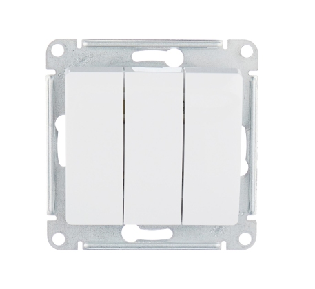 Выключатель 3кл с/у белый механизм Glossa Schneider Electric GSL000131 фото 1