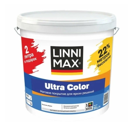 Краска ВД LINNIMAX Acryl Cute Fassade/Акрил Гуте фасаде База 1 2.5л. фото 1
