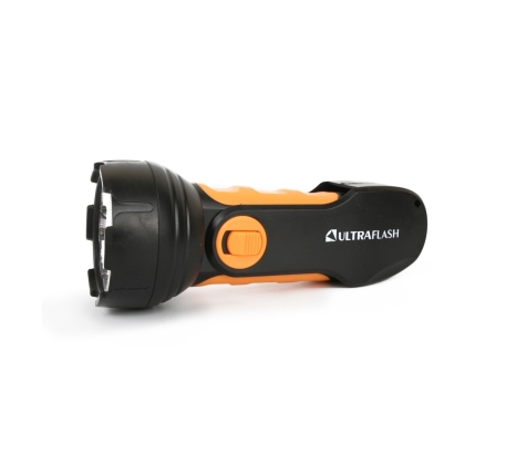 Фонарь аккумуляторный светодиод. Ultraflash LED3816 черн/желтый, пласт.корпус 10794/865286 фото 1