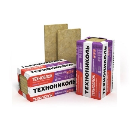 Утеплитель ТЕХНОБЛОК СТАНДАРТ 1200х600х50мм.плиты (упак./5,76 м.кв., 8шт) плотн. 45кг/м.куб фото 1
