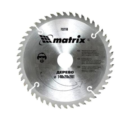 Пильный диск по дереву 190х30мм 36 зубьев /73286/  MATRIX фото 1