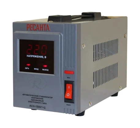 Стабилизатор Ресанта ACH - 1500/1-Ц (Латвия) фото 1