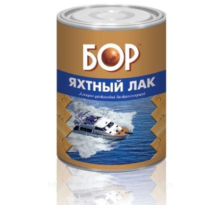 Лак яхтный матовый Бор 1,8кг. фото 1
