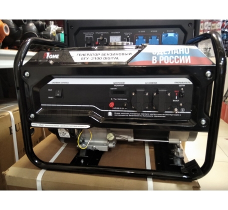 Генератор бенз. №1 БГУ-3100 DIGITAL DUPLEX (2,8/3,1кВт.,4-х такт.,ручн.старт,15л,41,5кг) фото 1