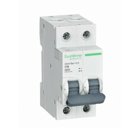 Автомат Schneider Electric City9 2Р 16А 4.5кА С C9F34216 фото 1