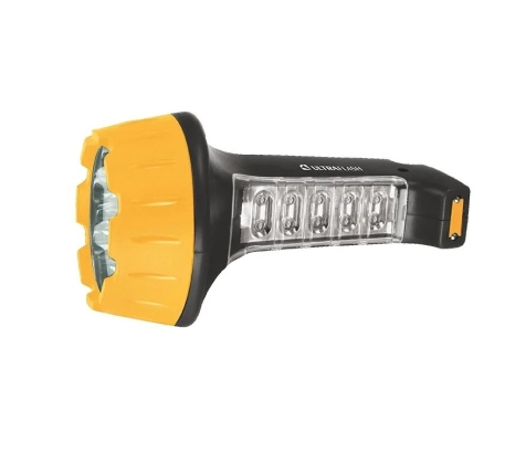 Фонарь аккумуляторный светодиод. Ultraflash LED3819 черн/желтый, пласт.корпус 10974/859452 фото 1
