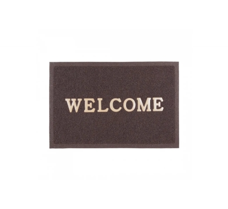 Коврик 40х60см. Spongy Welcome коричневый  SUNSTEP /38-432/ фото 1