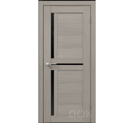 Дверь Код-105 Белый Черный лак 900*2000мм фото 1