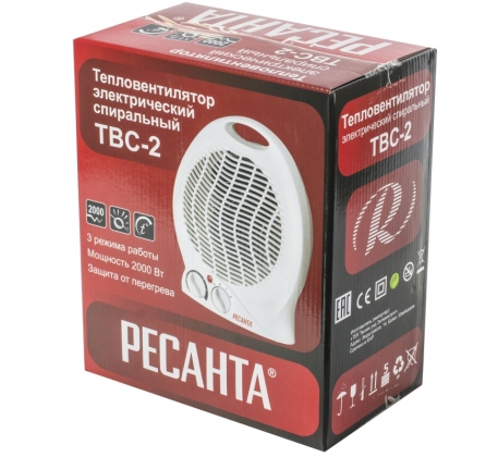 Тепловентилятор ТВС-2 (2,0 кВт)   Ресанта фото 1