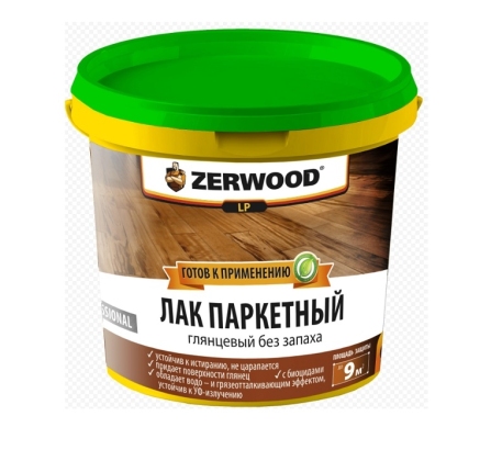 Лак ZERWOOD LP паркетный 0.9кг фото 1