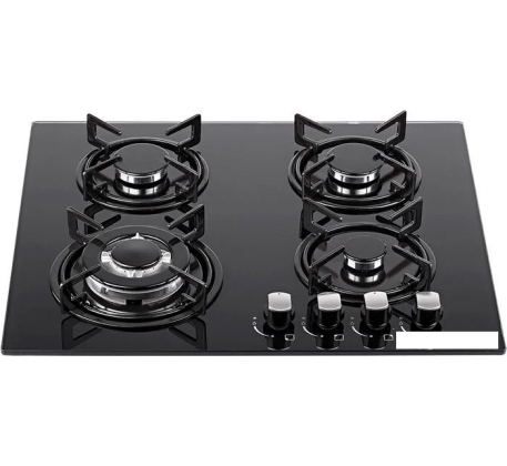 Поверхность газовая встраиваемый MACBI MBH641WFGI Black/черн. стекло фото 1