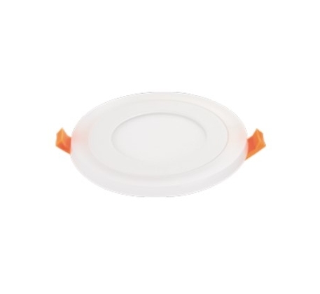 Светильник св./д Ecola встр. даунлайт Круг 12W 4200K 4K подсветка 4W 4K 195(155)x20 DVRV16ELC фото 1