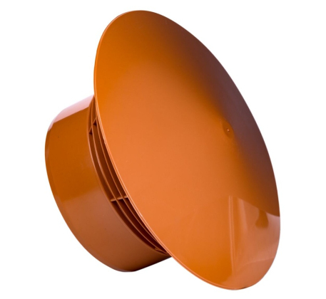 Вентиляционный грибок 110, ПП (оранжевый) фото 1