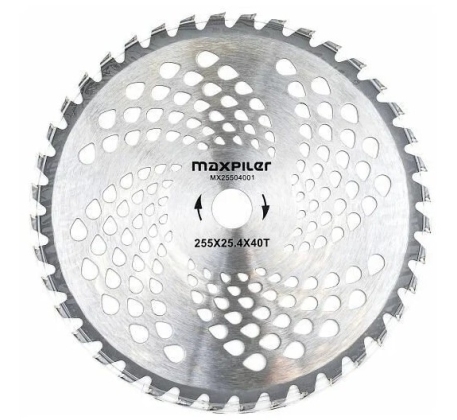 Нож для триммера MaxPiler 40 зубов 255х40Тх25.4 MX25504001 фото 1