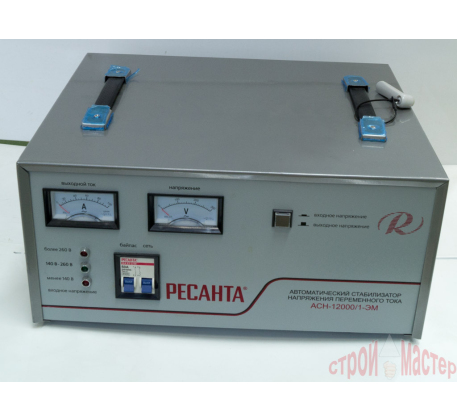 Стабилизатор Ресанта ACH - 12000/1-ЭМ (Латвия) фото 1