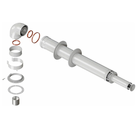 Комплект дымохода 60/100-900мм. (HAIER , Ariston, Baxi) фото 1