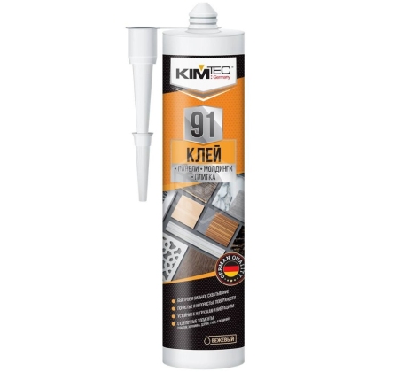 Жидкие гвозди КIMTEC 91 для отделочных элементов 280мм 03-01-91 фото 1