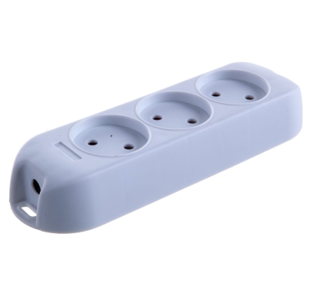 Колодка 3гн без З/К белая 10А 5230 3N-SMART IN HOME фото 1