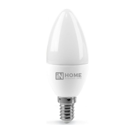 Лампа светодиод 11Вт свеча Е14 6500К 820Лм матовая VC IN HOME фото 1