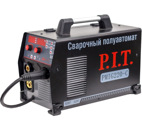 Сварочный аппарат полуавтомат P.I.T. PMIG 220-C (220A, ММА 2.5-5мм, 6.5кВт, MIG 0.6-1мм, 5.9кВт) фото 1