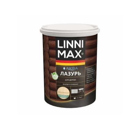 Аква Лазурь лессирующий антисептик для дерева LINIMAX Палисандр 0.9л. фото 1