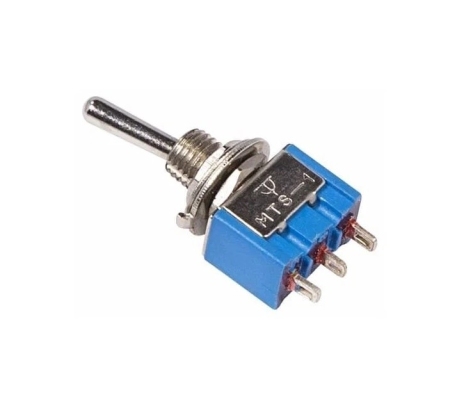Тумблер 250V 3А (3c) ON-OFF-ON однополюсный Micro REXANT 36-4011 фото 1