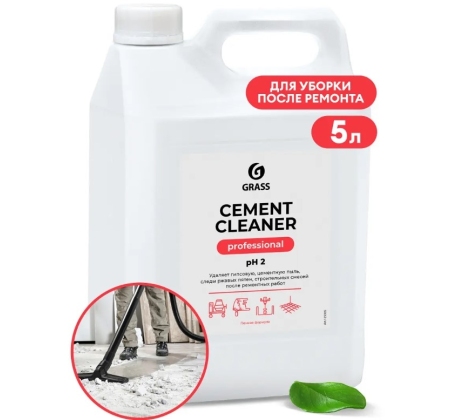 Очиститель после ремонта CEMENT CLEANER концентрат 5.5кг. 125305 фото 1