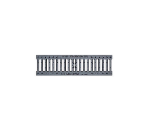 Решетка чугунная щелевая РЧЩ Norma 100 B125 Aquastok (31013B) фото 1