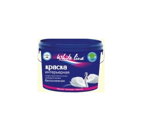 Краска ВД БЕЛАЯ ЛИНИЯ интерьерная 6кг фото 1