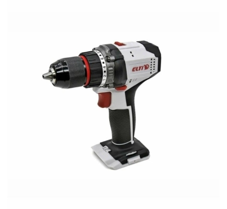 Дрель акк. ELTI CDB-206GB (20В, 2а/ч Li 2шт,бесщет.60Н/м,13мм,2 скор,0-400-1400об/мин, зарядка,КЕЙС) фото 1
