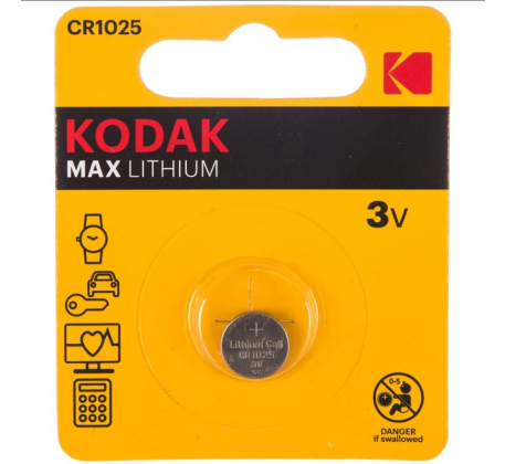 Батарейка Kodak CR1025 бл./1шт. фото 1