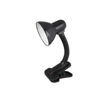 Светильник настольный Ultraflash UF-320P С02, ЛОН, 60Вт, черный с прищеп. (Е27) (1/36шт)/12371/87637 фото 1