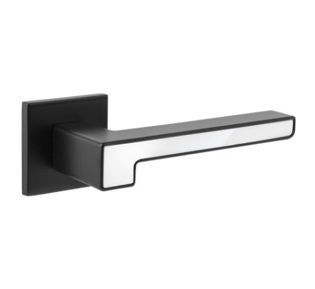 Ручки дверные Code Deco Slim H-30120-A-BLM/W 31635 фото 1