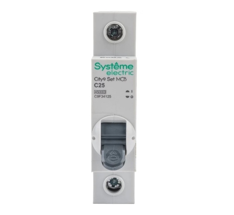 Автомат Schneider Electric City9 1Р 25А 4.5кА С C9F34125 фото 1