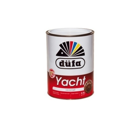 Лак яхтный алкидно-полиуретановый Dufa Retail Yacht полуматовый 2.0л. фото 1