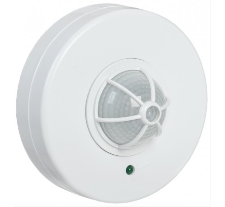 Датчик движения IEK 024 белый 1100Вт 120-360гр 3-6м накладной IP33 фото 1