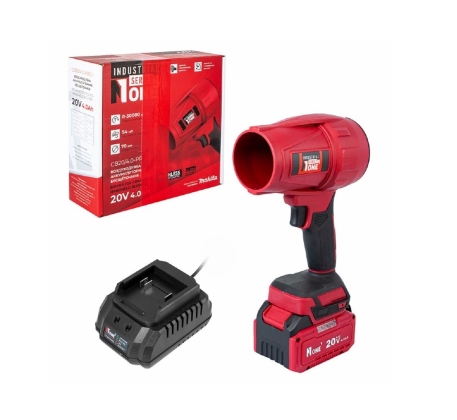 Воздуходувка акк.бесщет. №1 INDUSTRIAL CB20/4.0-PRO-1 (20V,4.0Ач,54м/с скор.поток,1АКБ,1з/у) фото 1