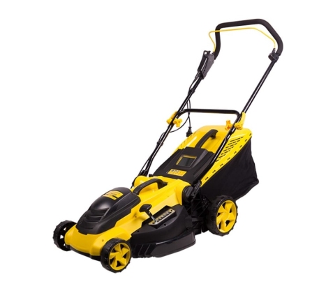 Газонокосилка эл. CHAMPION EM4118 (1800Вт пласт.+ткань травосб. 50л ширина 420мм 25-75мм, 13кг) фото 1