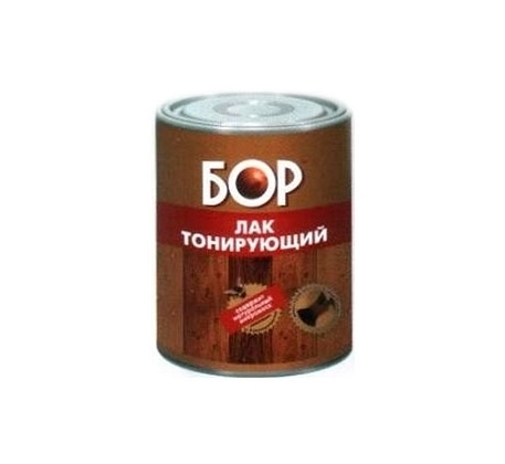 Деревозащитное средство БОР с лаком 0,75кг. ольха фото 1
