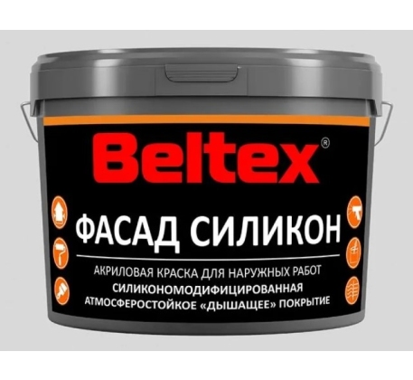 Краска ВД Белтекс ФАСАДНАЯ СИЛИКОНОВАЯ 7кг. фото 1