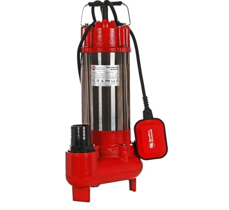 Насос погружной дренажный фекал QUATTRO ELEMENTI Sewage 1200F Ci (1200Вт,22000л/ч,16м,гряз.) 910-171 фото 1