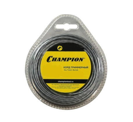 Корд трим.CHAMPION Alu Twist 2.4мм*12м (витой) C7062 фото 1