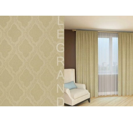 Портьера Мароко 150х260 бежевый фото 1
