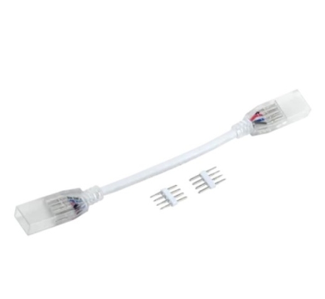 Коннектор для светодиод ленты 14мм (разъем-10см-разъем) (компл.5шт) RGB IEK фото 1