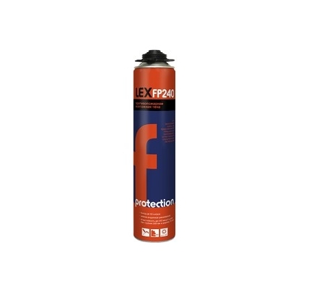 Пена LEX FP240 protection профи 750мл ОГНЕСТОЙКАЯ 50009002 фото 1