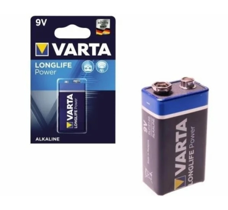 Батарейка VARTA 6LR61 крона 9V алкалиновая фото 1