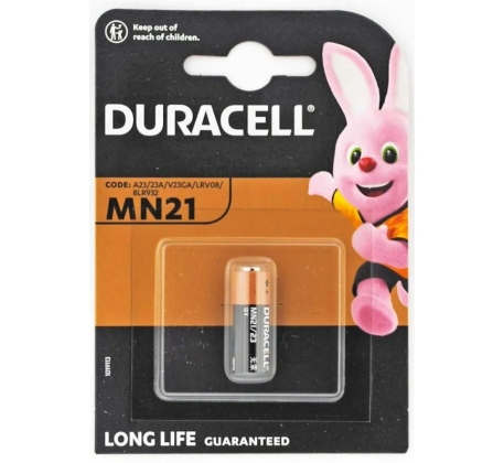Батарейка DURACELL A23 (MN21,V23GA) алкалиновая бл./1шт. фото 1