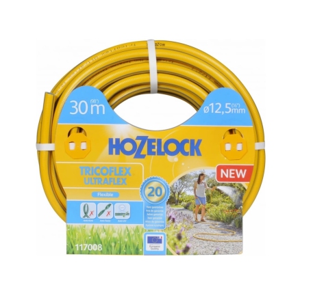 Шланг Hozelock TRICOFLEX ULTROFLEX 12.5мм (1/2) 30м+ коннекторы 2050/2055 117008А фото 1