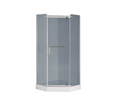 Душевое ограждение CS-816S B (GRAY) 90*90*200, низ. подд. 13 см., 6mm серое. закал. стекло фото 1