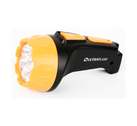 Фонарь электр. светодиод.Ultraflash LED3818 аккум.черно-жел. пласт.корпус /10973/859445 фото 1